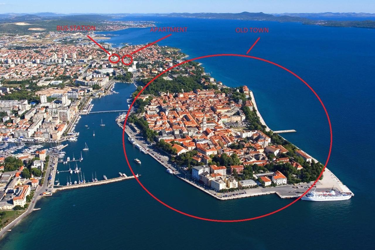Candy Ap.-Near Center,Bus,Beach+Free Parking Place Zadar Exterior photo